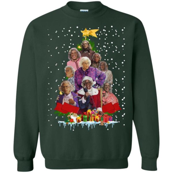 Madea Christmas tree sweater Apparel