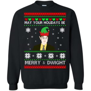May Your Holidays be Merry & Dwight Christmas sweater Apparel