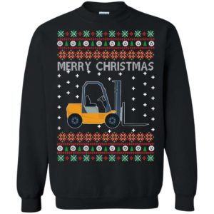 Merry Christmas Forklift ugly sweater Apparel