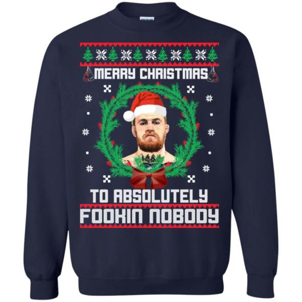 Merry Christmas to absolutely Fookin Nobody sweater Apparel