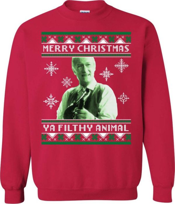 Merry Christmas Ya Filthy Animal – Sweatshirt Apparel