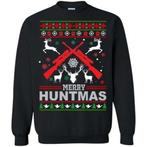 Merry Huntmas Christmas sweater Apparel