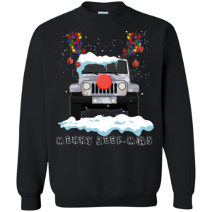 Merry Jeep mas Christmas Sweatshirt Apparel