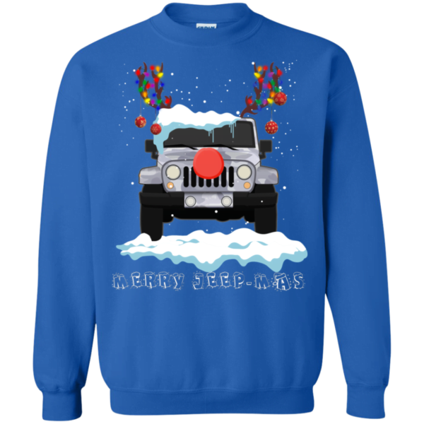 Merry Jeep mas Christmas Sweatshirt Apparel