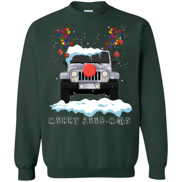 Merry Jeep mas Christmas Sweatshirt Apparel