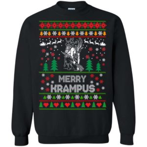 Merry Krampus Christmas sweater Apparel