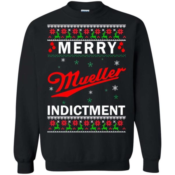 Merry Muller indictment Christmas sweater Apparel