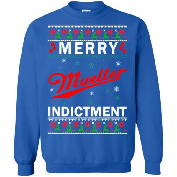 Merry Muller indictment Christmas sweater Apparel