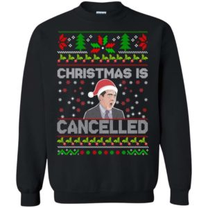 Michael scott Christmas is cancelled sweater Apparel