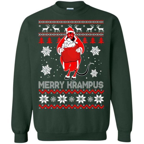 Merry Krampus Christmas Sweater Apparel