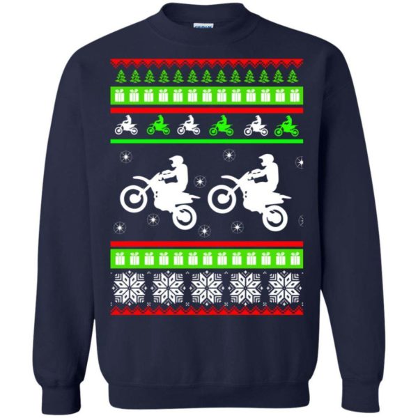 Motocross Christmas sweater Apparel
