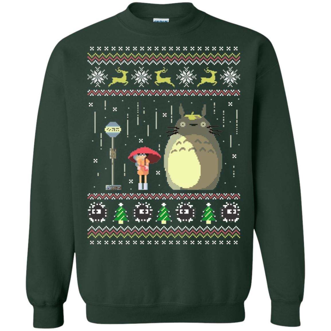My Neighbor Totoro Rain Studio Ghibli Ugly Christmas Sweater Apparel My Neighbor Totoro Rain Studio Ghibli Ugly Christmas Sweater Apparel