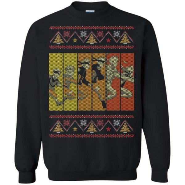 Naruto Ninja Way Ugly Christmas Sweater Apparel