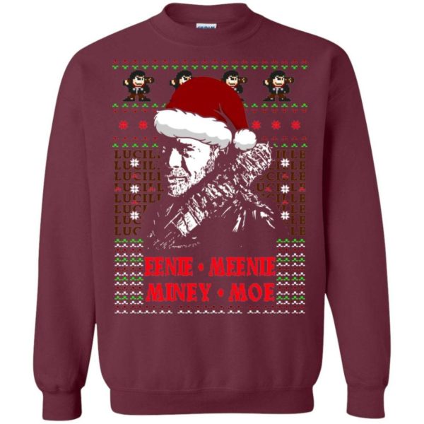 Negan Walking Dead Ugly Christmas Sweater Apparel