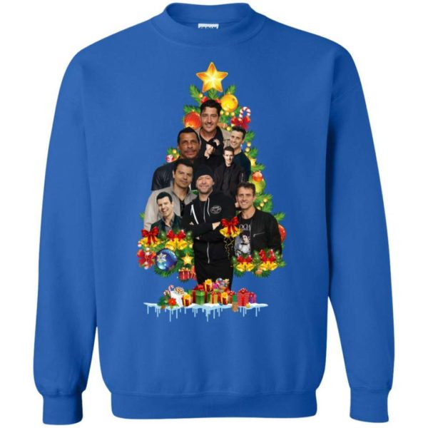 New Kids On The Block Christmas Tree sweater Apparel