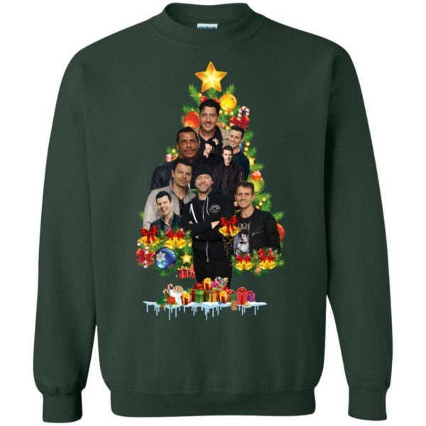New Kids On The Block Christmas Tree sweater Apparel