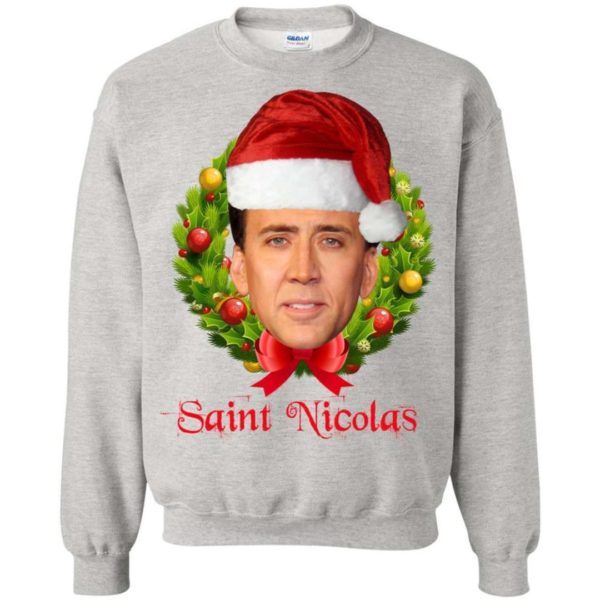 Nicolas Cage Saint Nicolas Christmas sweater Apparel