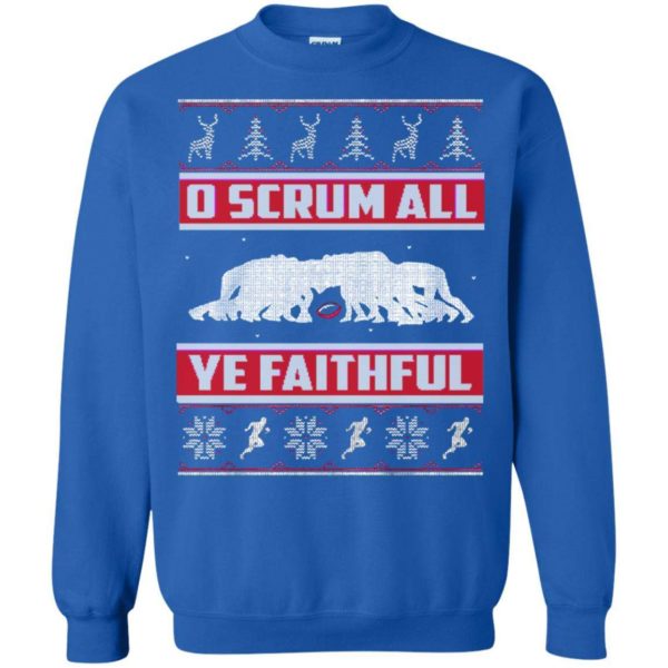 O Scrum All Ye Faithful Christmas sweater Apparel
