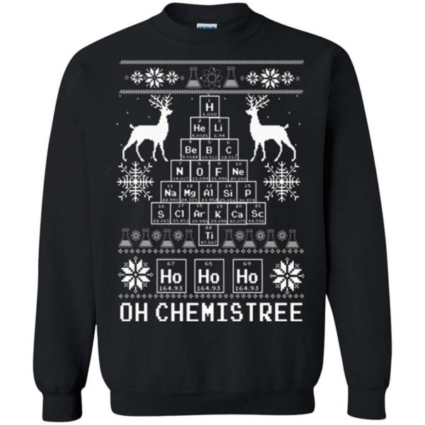 Oh Chemistry Tree Ugly Christmas Sweater Apparel