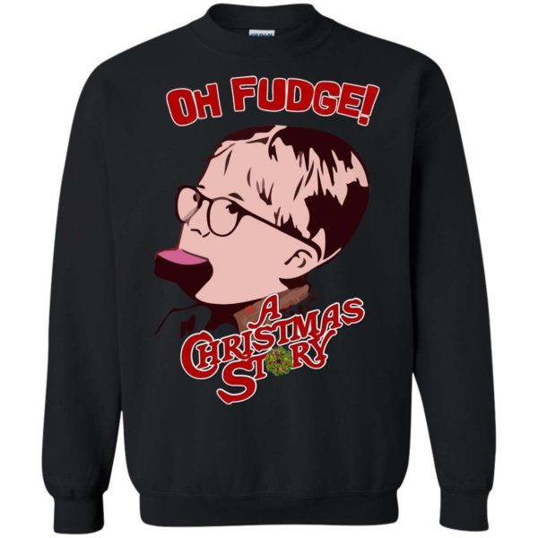 Oh fudge a Christmas story sweater Apparel