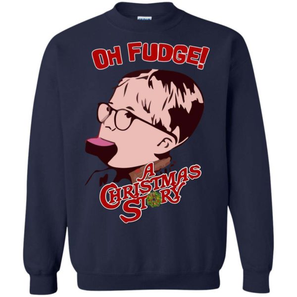 Oh fudge a Christmas story sweater Apparel