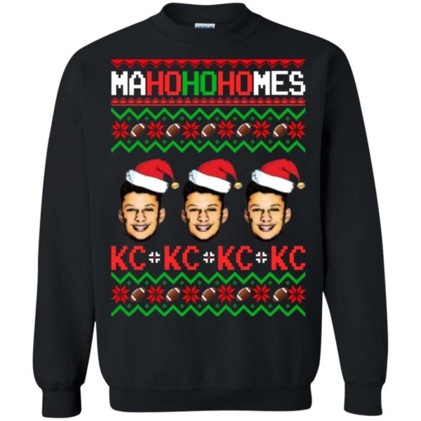 Patrick Mahomes Ma Ho Ho Homes Christmas sweater Apparel