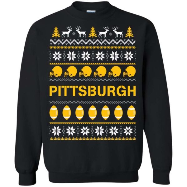 PITTSBURGH UGLY CHRISTMAS SWEATER Apparel