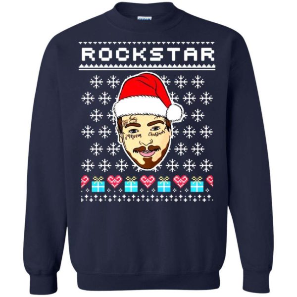 Post Malone rockstar Christmas sweater Apparel