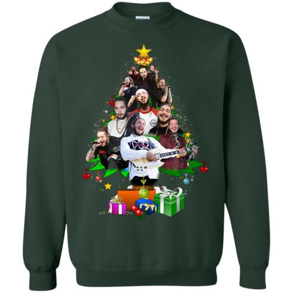 Post Malone Christmas Tree Sweater Apparel