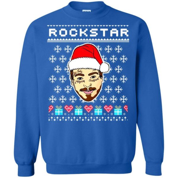 Post Malone rockstar Christmas sweater Apparel