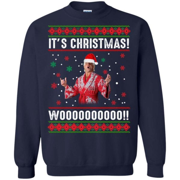 Ric Flair It’s Christmas Woooooo sweater Apparel