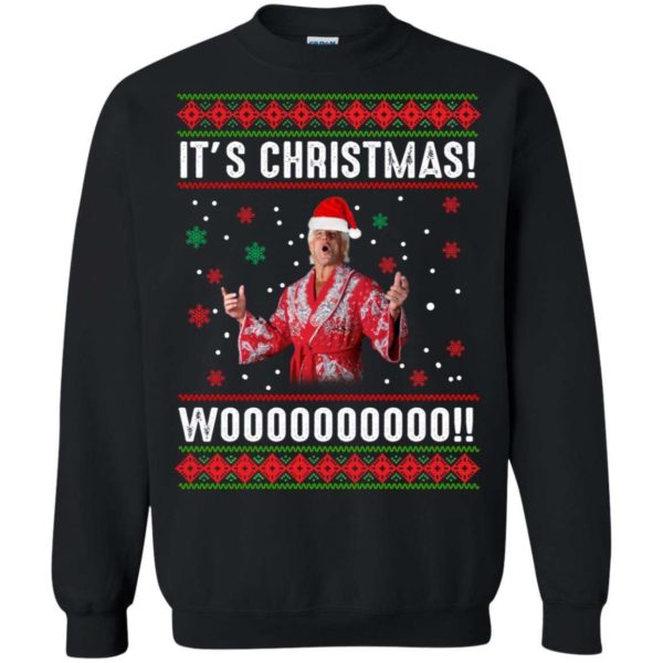 Ric Flair It’s Christmas Woooooo sweater Apparel