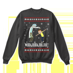Rick And Morty Dancing Wubba Lubba Dub Dub! Ugly Christmas Sweater Apparel