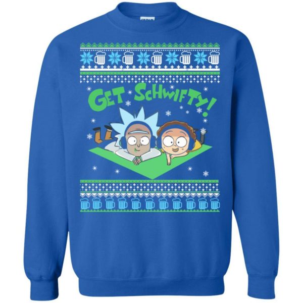 Rick and morty Get Schwifty Christmas sweater Apparel
