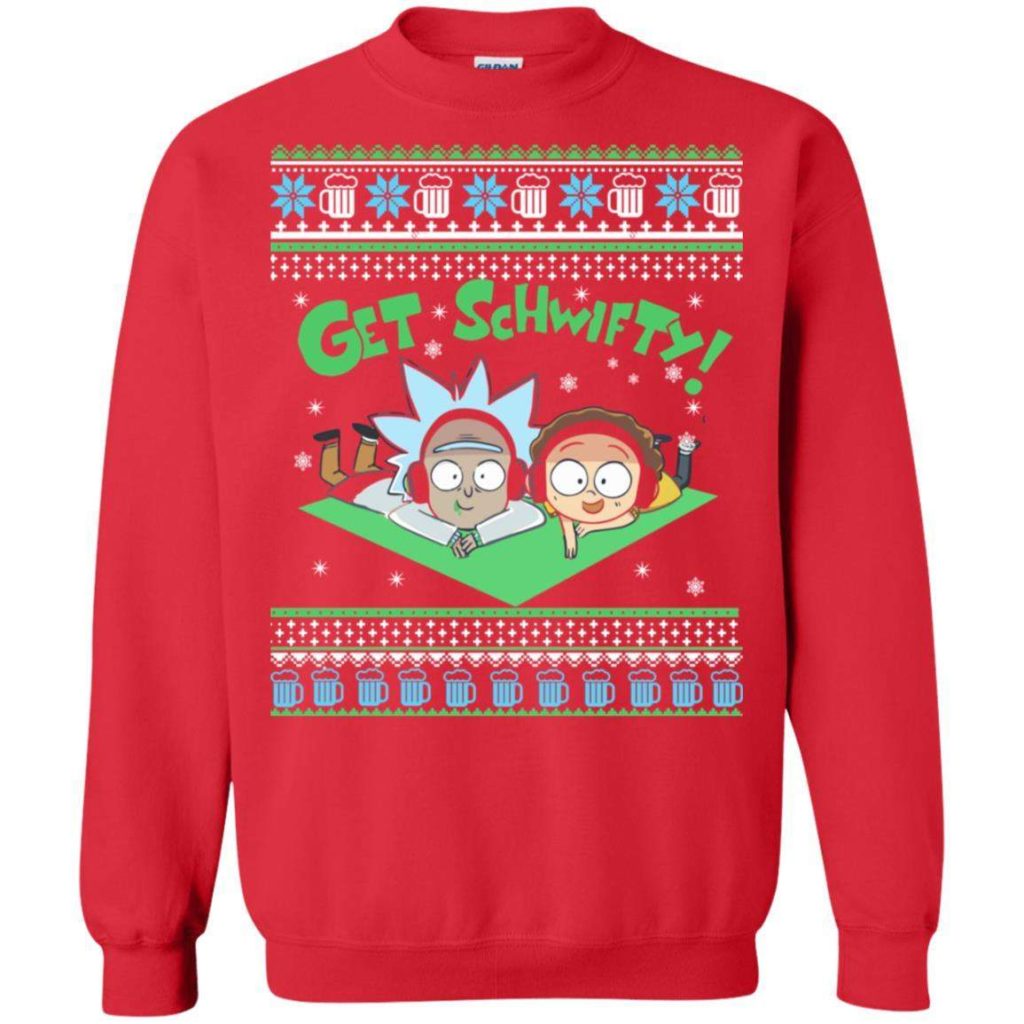 rick morty sweater