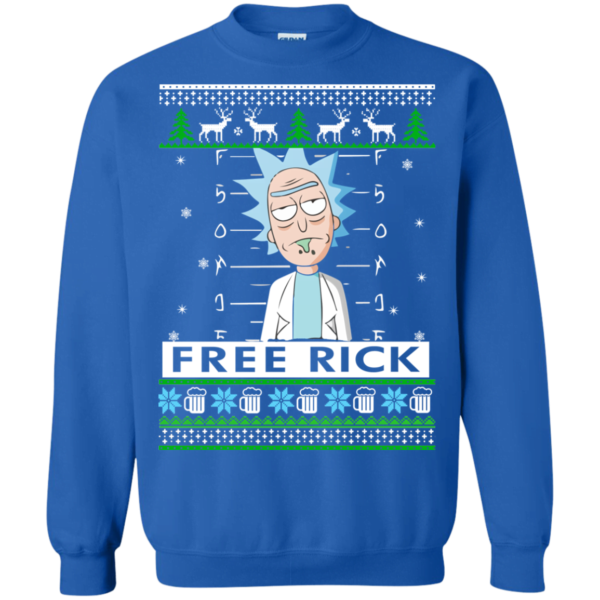 Rick And Morty Free Rick Christmas Sweater Apparel