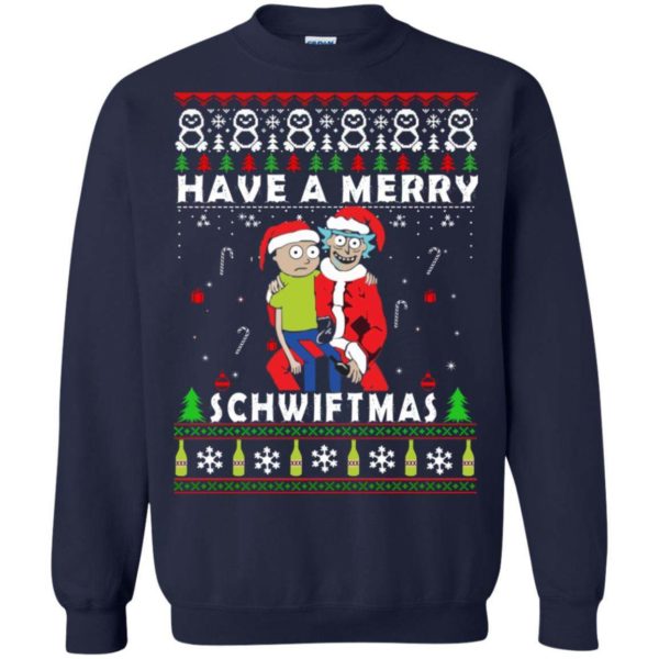 Rick And Morty Have A Merry Schwiftmas ugly sweater Apparel