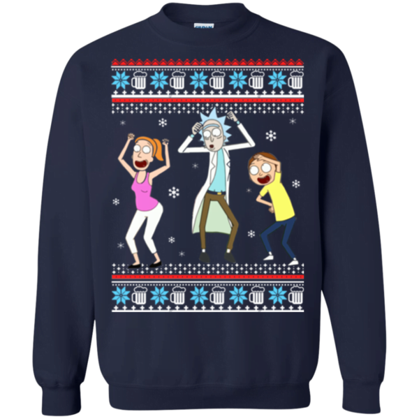 Rick And Morty Party Time Christmas Sweater Apparel