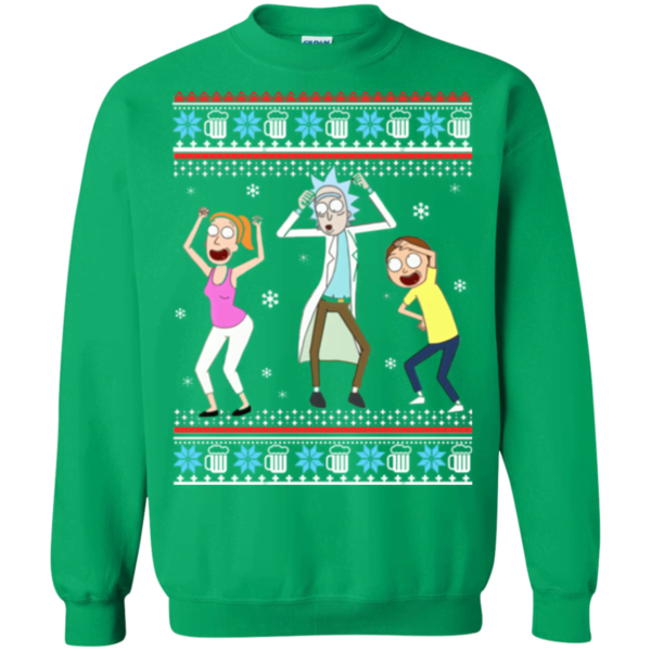 Rick And Morty Party Time Christmas Sweater Apparel