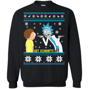 Rick and Morty Sweatshirt – Get Schwifty sweater Apparel