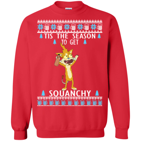 Rick and Morty: Tis the season to get Squanchy ugly sweater Apparel