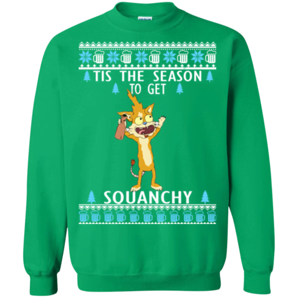 Rick and Morty: Tis the season to get Squanchy ugly sweater Apparel