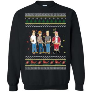 Santa Bill King of the Hill Ugly Christmas Sweater Apparel