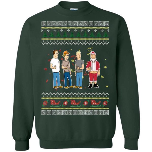 Santa Bill King of the Hill Ugly Christmas Sweater Apparel