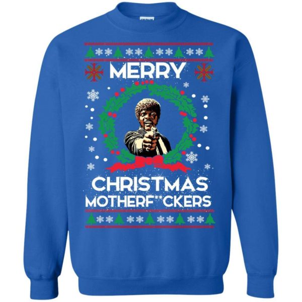 Samuel L Jackson Merry Christmas Motherfuckers sweater Apparel
