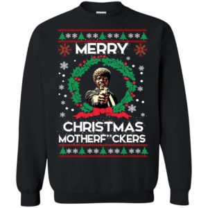 Samuel L Jackson Merry Christmas Motherfuckers sweater Apparel