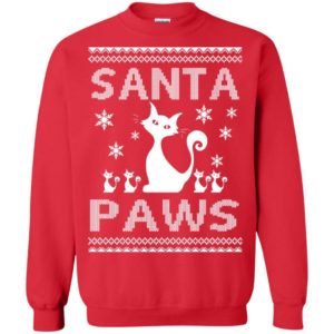 Santa Paws Cat Christmas sweater Apparel