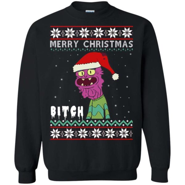Scary Terry Merry Christmas Bitch sweater Apparel