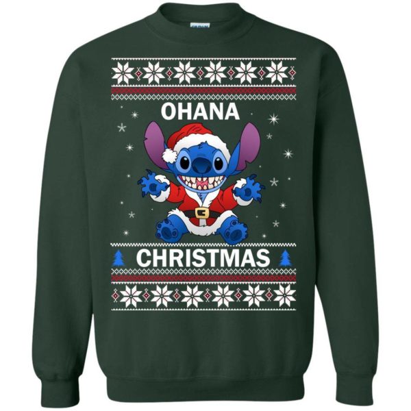 Stitch Ohana Christmas ugly sweater Apparel