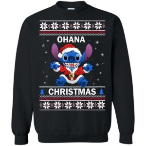 Stitch Ohana Christmas ugly sweater Apparel